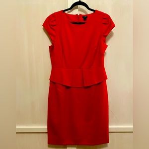 J. Crew Peplum Knee length dress